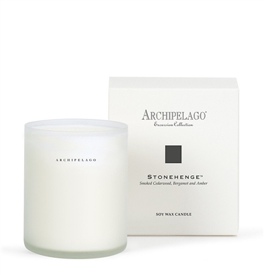 Archipelago Stonehenge Soy Candle in Glass Petoskey Ciao Bella