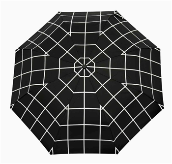 Ciao Bella Duckhead Black Grid Umbrella