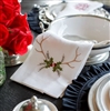Ciao Bella Crown Linen Antlers w/ Holly Towel
