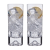 Ciao Bella Dimple Highballs Glasses, Set of 2