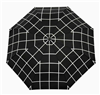 Ciao Bella Duckhead Black Grid Umbrella