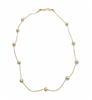 Ciao Bella Delicate Ivory Pearl Necklace
