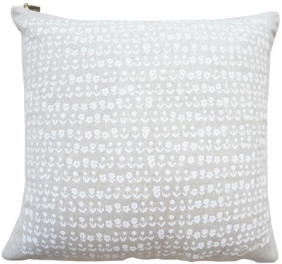 Ciao Bella White Scandi Linen Pillow