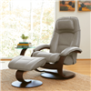 Fjords Admiral Chair with Ottoman