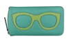 Ciao Bella Eyeglass Case Turquoise/Pear/Indian Pink