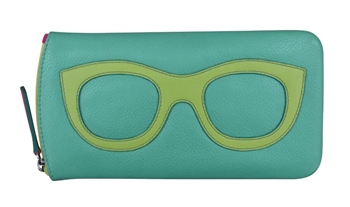 Ciao Bella Eyeglass Case Turquoise/Pear/Indian Pink
