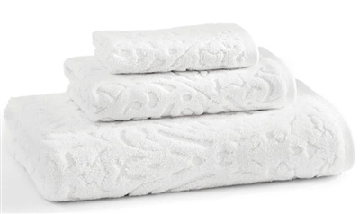 Ciao Bella Kassatex White Firenze Bath Towels