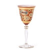 Vietri Regalia Orange  Wine Glass