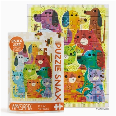 Ciao Bella Cats and Dogs Kids Snax Size Puzzle