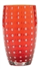 Ciao Bella Red Perle Tumbler Tall (Set of 2)