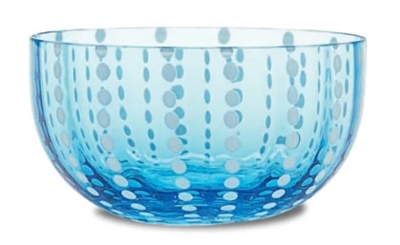 Ciao Bella Perle Aqua Small Glass Bowl Set