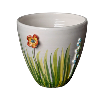 Ciao Bella Italian Floral Cachepot