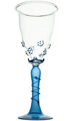 Ciao Bella Ophelia Wine Glass Blue