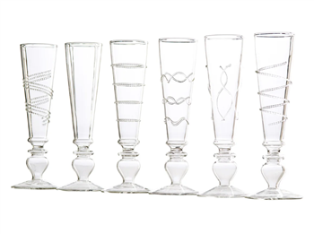 Ciao Bella Clear Footed Razzle Dazzle Set