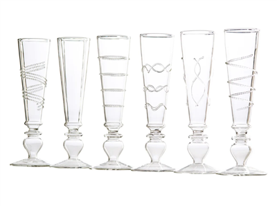 Ciao Bella Clear Footed Razzle Dazzle Set