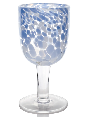 Ciao Bella Torcello Spotted Rosa Wine Glass