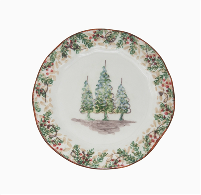 Ciao Bella Arte Italica Natale Dessert Plate