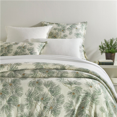 Ciao Bella Vintage Pine Boughs Duvet Cover