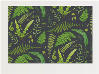 Ciao Bella Fern  Specimen Paper Placemat Set of 20