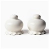 Ciao Bella White Ruffle Salt and Pepper Set
