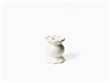 Ciao Bella White Ruffle Small Knob Candle Holder