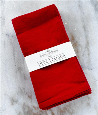 Ciao Bella Washed Linen Napkin Set