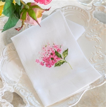 Ciao Bella Pink Hydrangea Towel made in Ukraine