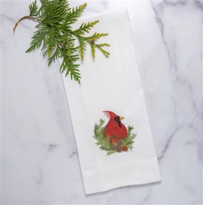 Ciao Bella Cardinal  Linen Towel
