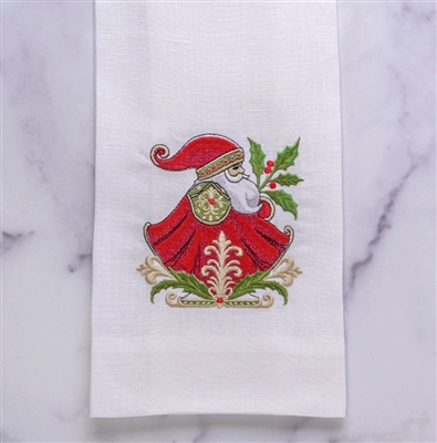 Ciao Bella Nordic Santa Linen Towel