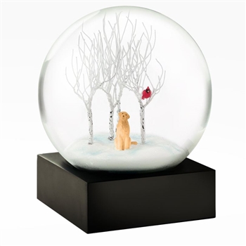 Ciao Bella Lab in the Woods Snow Globe