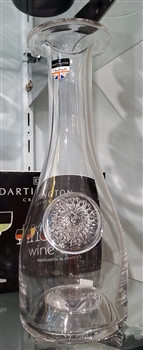 CB Dartington Crystal Large Clear Sunflower Bottle