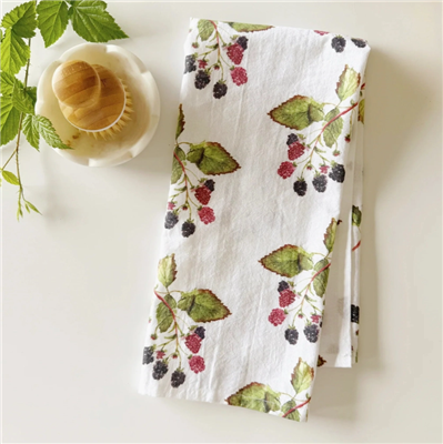 Ciao Bella Blackberry Cotton Tea Towel