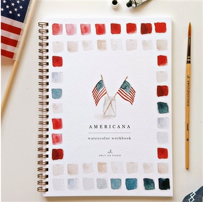 Ciao Bella Americana Watercolor Workbook