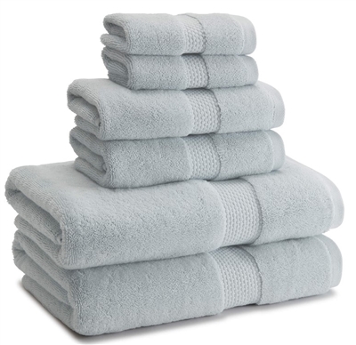 Kassatex Atelier Combed Cotton Towel - Cielo - Hand Towel