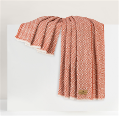 Ciao Bella Hudson Valley Throw Spicy Orange Petoskey MI