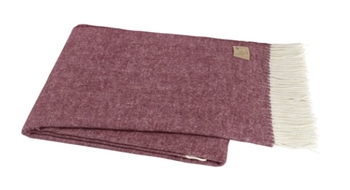 Ciao Bella Italian Herringbone Throw Deep Merlot Petoskey MI
