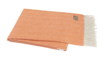 Ciao Bella Italian Herringbone Throw Papaya Petoskey MI
