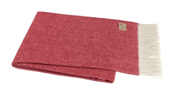 Ciao Bella Italian Herringbone Throw Red Poppy Petoskey MI
