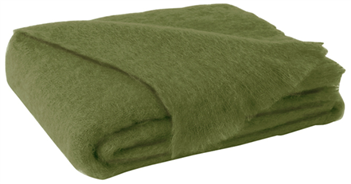 LDU Brushed Mohair Throw Fern