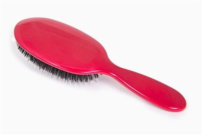 Ciao Bella Red Shimmer Boar Bristle Hairbrush