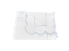 Ciao Bella Matouk Butterfield Duvet Cover in Blue