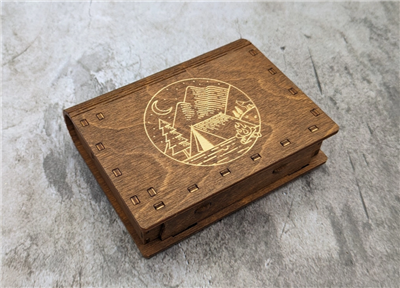 Ciao Bella Travel Birch Cribbage Board