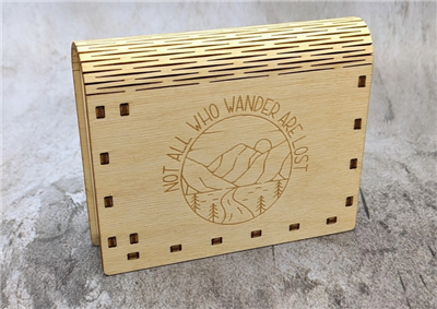 Ciao Bella Travel Birch Cribbage Board