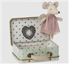 Ciao Bella Maileg: Angel Mouse in Suitcase