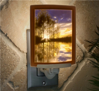 Ciao Bella Lakeshore Sunset Porcelain Night Light