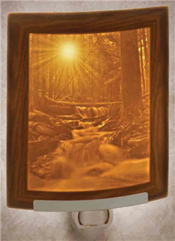 Ciao Bella Mystical Falls Porcelain Night Light