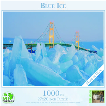 Ciao Bella Blue Ice Mackinac Bridge 1000 Piece