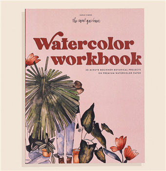 Ciao Bella Watercolor Workbook Beginner Botanicals
