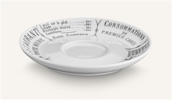 Ciao Bella Pillivuyt Brasserie Saucers (Set of 4)