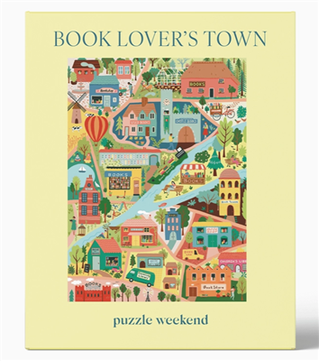 Ciao Bella Book Lover's Town 1000 pc Puzzle